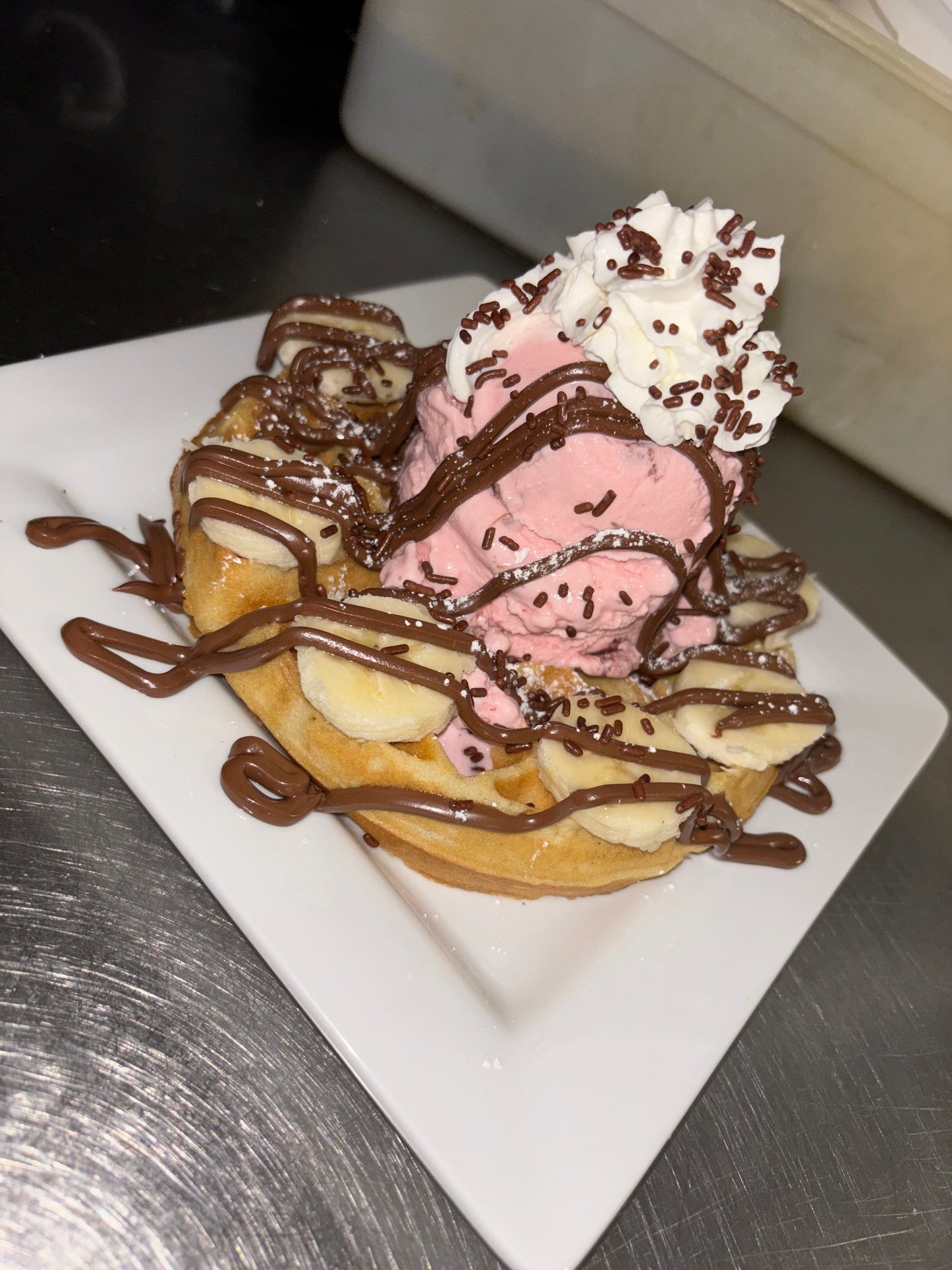 Waffle Sundae