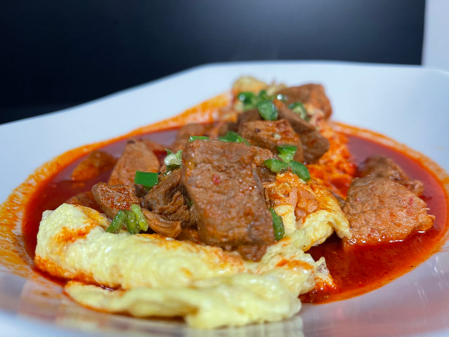 Guiso De Puerco Omelet