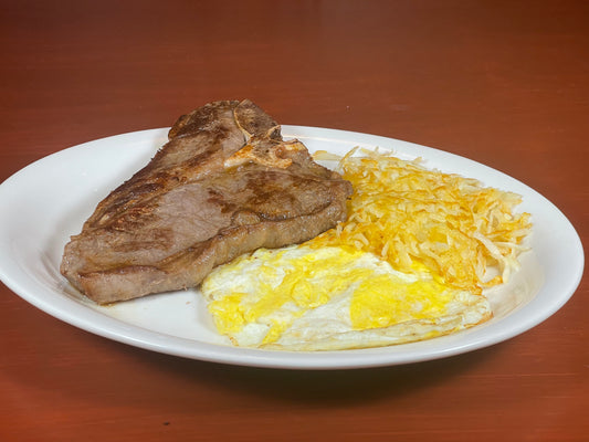 T-Bone Steak & Eggs